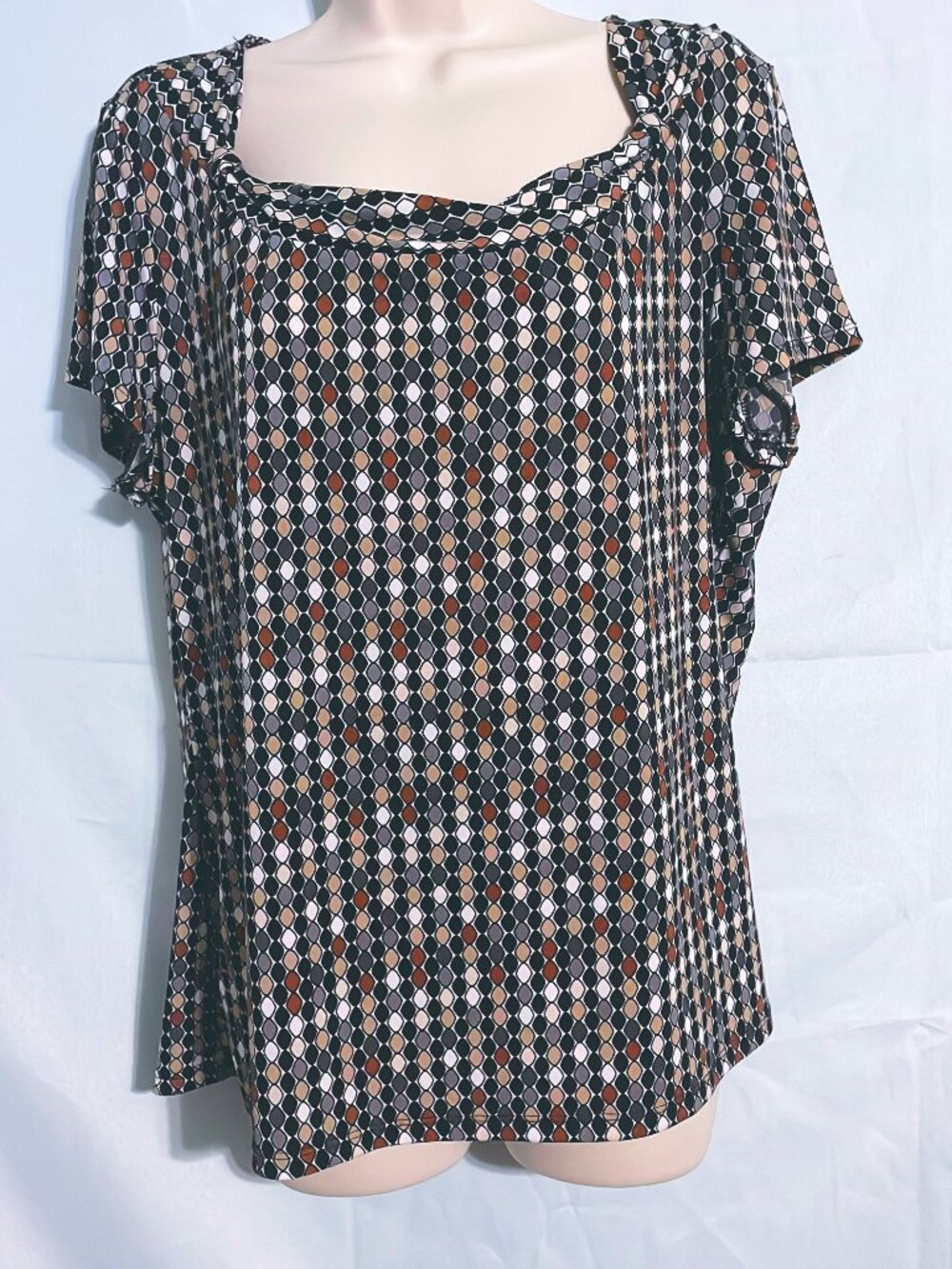 East 5th Cute Geometric Top Size XL
